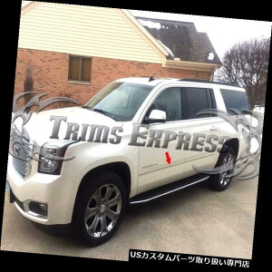 US���b�J�[�p�l���J�o�[ 2015-2019�V�{���[�x�O/ Yukon XL�t���b�g�X�e�����X�X�`�[���{�f�B�T�C�h���[���f�B���O�g���� 2015-2019 Chevy Suburban/Yukon XL Flat Stainless Steel Body Side Molding Trim �y���s�A���i