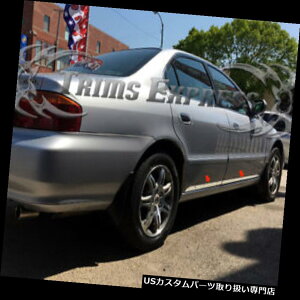 USbJ[plJo[ 1999-2003ALTL 4PcN[tbg{fBTCh[fBOgANZgXeX| 1999-2003 Acura TL 4Pc Chrome Flat Body Side Molding Trim Accent Stainless Steel