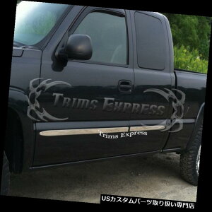 USbJ[plJo[ 1999 - 2006NV{[Vo[h/ Sier 4DrGNXefbhLutbg{fBTCh[fBO2 " 1999-2006 Chevy Silverado/Sierra 4Dr Extended Cab Flat Body Side Molding 2"