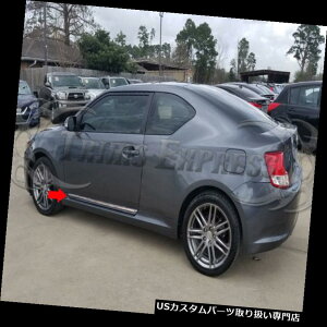 US���b�J�[�p�l���J�o�[ 2011-2015 Scion tC�N���[���X�e�����X�|�����{�f�B�T�C�h���[���f�B���O�g����5/8 "-2Pc 2011-2015 Scion tC Chrome Stainless Steel Lower Body Side Molding Trim 5/8"-2Pc
