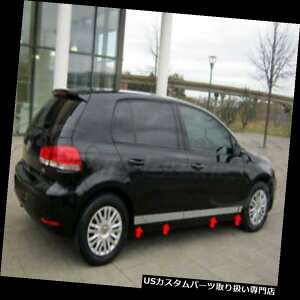 USbJ[plJo[ 2010-2014tHNX[QStMK6 VIbJ[pl{fBTCh[fBOg8Pc 3 " 2010-2014 Volkswagen Golf MK6 VI Rocker Panel Body Side Molding Trim 8Pc 3"