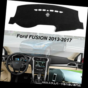 US�_�b�V���{�[�h �J�o�[ 2013-2017�t�H�[�h�t���[�W�����_�b�V���}�b�g�J�o�[�m���X���b�v�_�b�V���{�[�h�J�[�y�b�g�u���b�N�T���}�b�g For 2013-2017 Ford Fusion Dash Mat Cover Non-Slip Dashboard Carpet Blac