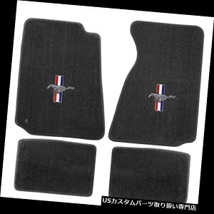 �t���A�}�b�g �V�����I 1994�N - 2004�N�t�H�[�h�}�X�^���O�O���[�t���A�}�b�g���S�Z�b�g4�J�[�y�b�gRWB���S NEW! 1994 - 2004 Ford Mustang Grey Floor mats with Logo Set of 4 Carpet RWB Logo �y���s�A���i�z