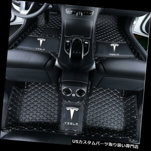 tA}bg Tesla 3-S-X 2012-2018ׂ̂ẴfJX^htA}bg For Tesla 3-S-X 2012-2018 all models luxury custom waterproof floor mats