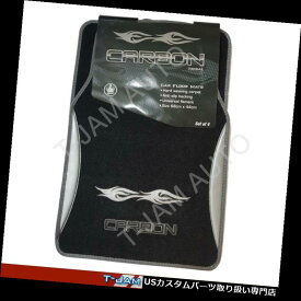 フロアマット カーボントライバルシルバー/ブラックカーペットカーフロアマットフォードエクスプローラー4WD Carbon Tribal Silver/Black Carpet Car Floor Mats Ford Explorer 4WD