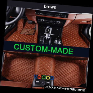 tA}bg NTXISV[YZ_2005-2012Nh3DJ[ybĝ߂̊v̎Ԃ̃tA}bg Leather Car Floor Mats for Lexus IS Series Sedan 2005-2012 Waterproof 3D Carpets