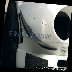 USカナード 三菱エボリューションEVO 6用カーボンファイバー2PCS JDMフロントバンパーカナード CARBON FIBER 2PCS JDM FRONT BUMPER CANARD FOR MITSUBISHI EVOLUTION EVO 6