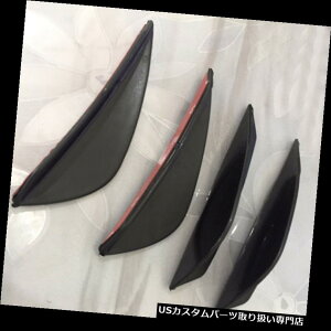 USJi[h tBbgtgbvop[Xvb^[tB{fBX|C[Ji[h@X`V Fit Front Lip Bumper Splitter Fins Body Spoiler Canard Valence Chin New