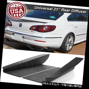 US�J�i�[�h 21 �A�E�f�BBMW�̂��߂�Gen 3���A�o���p�[���b�v�_�E���t�H�[�X�G�v�����X�v���b�^�[�f�B�t���[�U�[�J�i�[�h 21 Gen 3 Rear Bumper Lip Downforce Apron Splitter Diffuser Canard For Audi BMW �y���s�A��