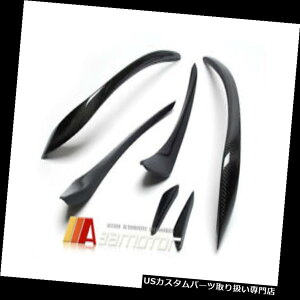 USJi[h ZfXW176 ANXAMGX|[cpJ[{t@Co[tgJi[h6 A45op[ Carbon Fibre Front Canard 6 PCS for Mercedes W176 A-Class AMG Sport  A45 Bumper