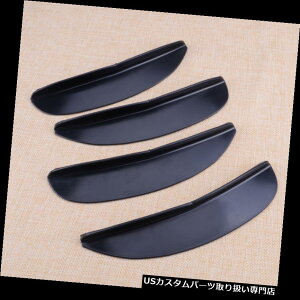 USJi[h 4{20Z`Ԃ̃tgop[veN^[[W{fBX|C[tBbvJi[hXvb^ 4pcs 20cm Car Front Bumper Protector Large Body Spoiler Fin Lip Canards Splitter