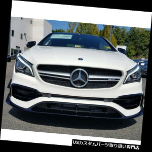 USJi[h hꂽZfXxcCLA250 W117 LCĨtgop[̃fBoC_[̃X|C[Ji[h Painted Black Mercedes BENZ CLA250 W117 LCI Front Bumper Splitter Spoiler Canard