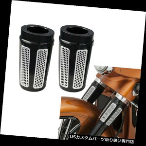 gCN Jo[ n[[c[OgCN1984-2013pȌtH[Nu[cXC_[Jo[ Black Dense Holes Fork Boot Slider Cover Cow For Harley Touring Trike 1984-2013