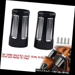 gCN Jo[ n[[c[OgCN1986-2013pȌtH[Nu[cXC_[Jo[ Black Dense Holes Fork Boot Slider Cover Cow For Harley Touring Trike 1986-2013