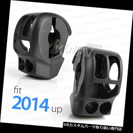トライク カバー Harley 2014 Tri Glide Ultra FLHTCUTG用ブラックアルミスイッチハウジングカバーキット black aluminum switch housing cover kit for Harley 2014 Tri Glide Ultra FLHTCUTG 【並行輸入品】