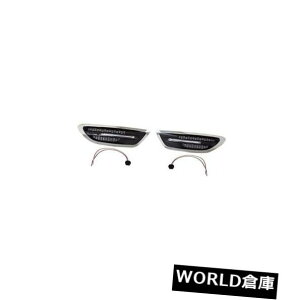 フェンダー BMW F10 M5 2012-2016用LED付きフロントフェンダーサイドランプライト Front Fender Side Lamp Light with LED for BMW F10 M5 2012-2016