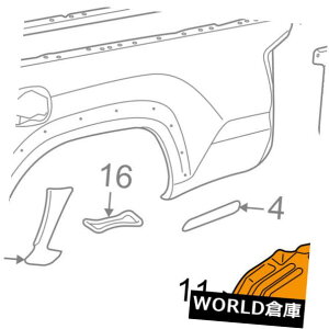 tF_[ g^OEMtgamp; A TChplsbNAbv{bNX - ǎCi[6563804070 TOYOTA OEM Front  Side Panels-Pick Up Box-Wheelhouse Liner Left 6563804070