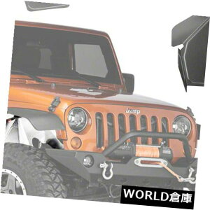 tF_[ 07-18W[vO[JK̂߂̓ŃXpC_[ő̃tgCi[tF_[LbgA~ Poison Spyder Solid Front Inner Fender Kit Aluminum For 07-18 Jeep Wrangler JK