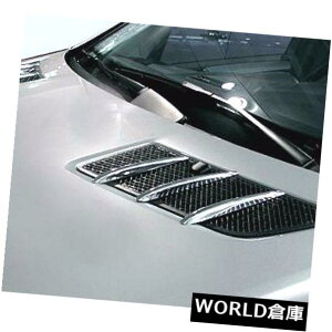 USt[hxgg ZfXW164 ML350 X164 GL450N[t[hxgtB+mYJo[gpV@\ For Mercedes W164 ML350 X164 GL450 Chrome Hood Vent Fin + Nozzle Cover Trim New