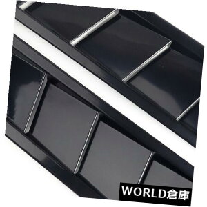 US�t�[�h�x���g�g���� 2�{�ő̗�p�p�l���{���l�b�g�t�[�h�x���gABS���[�o�[�g�����}�b�g���j�o�[�T���� 2x Solid Cooling Panel Bonnet Hood Vent ABS Louver Trim Matte Universal Vehicle