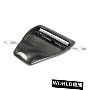USフードベントトリム 三菱エボリューションEVO 10カーボンファイバーのOEMフロントフードダクトスクープベントトリム OEM Front Hood Duct Scoop Vent Trim For Mitsubishi Evolution EVO 10 Carbon Fiber