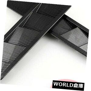 USt[hxgg 2{jo[Tt[hʋC[o[pgZbgubNABS⋋CS9V6 2pcs Universal Hood Vent Louver Cooling Trim Set Black ABS Refit Air Intake S9V6