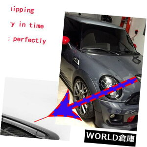 USt[hxgg 07-14~jN[p[S R56 VTXX^Ct[hXN[vxggi傫jpJ[{t@Co[ For 07-14 Mini Cooper S R56 VTX Style Hood Scoop Vent Trim (Larger) Carbon Fiber