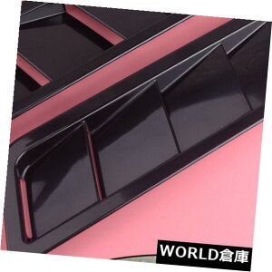 US�t�[�h�x���g�g���� �}�b�g�ő�ABS�g�����t�[�h��p�p�l���x���g���[�o�[���j�o�[�T���{���l�b�g2�{�A�Z���u�� Matte Solid ABS Trim Hood Cooling Panel Vent Louver Universal Bonnet 2x Assembly