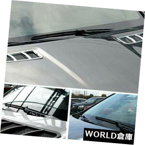 USt[hxgg 2s[XN[t[hʋCEJo[gpZfXxcML GL GLENXW166 GLS 2 Pcs Chrome Hood Air Vent Cover Trim For Mercedes-Benz ML GL GLE Class W166 GLS