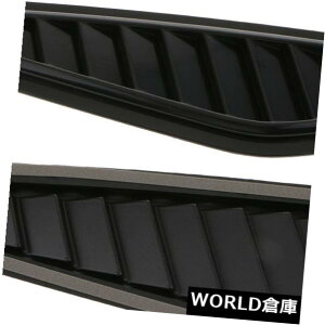 USt[hxgg 2XԂ̑IȋC̋zCt[h̃XN[ṽ{lbg̏oJo[g̍ 2X Car Decorative Air Flow Intake Hood Scoop Bonnet Vent Cover Trim Black