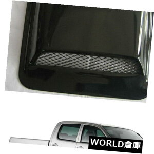 USフードベントトリム トヨタハイラックスビーゴ2005 10用フロントボンネットフードスクープベントカバーV1トリムブラック Front Bonnet Hood Scoop Vent Cover V1 Trim Black For Toyota Hilux Vigo 2005 10