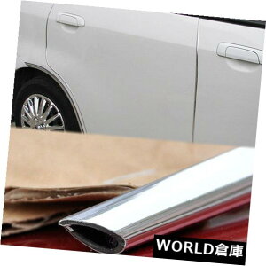 US�t�[�h�x���g�g���� U�l���̓K�p�͈͂��L���N�����Ԃ̃h�A�̒[�̓D�̊Ď��܂�Ԃ��̃g�����̒��������[���X�g���b�v�̉� U Style Flexible Chrome Car Door Edge Mud Guard Flap Trim Molding Roll Strip Rim
