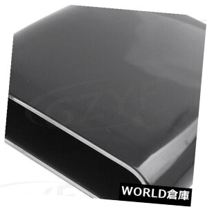 USt[hxgg Ԃ̋zCt[ht[hXN[vg{lbgJo[jo[TubN Car Air Intake Vent Hood Scoop Decorative Trim Bonnet Cover Universal Black