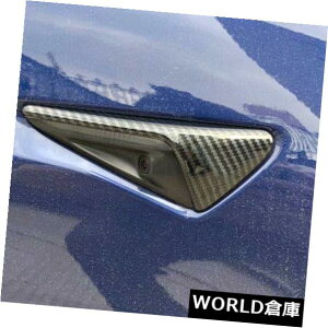 USt[hxgg Teslaf3 2018 2019J[{ABSGAxgt[hCe[NtF_[Jo[gp For Tesla Model 3 2018 2019 Carbon ABS Air Vent Hood Intake Fender Cover Trim