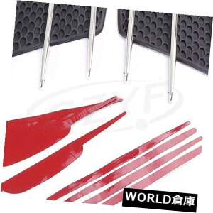 USt[hxgg 2XJ[tBTChxgGAAEgbgg/t[hGA[t[Ce[NJo[jo[Tgp 2X Car Fin Side Vent Air Outlet Trims/Hood Air Flow Intake Covers Universal Use