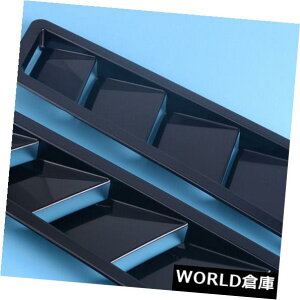 US�t�[�h�x���g�g���� ���M�x���g���[�o�[�}�b�g2�{���j�o�[�T���ő̗�p�p�l��ABS�t�[�h�g�����{���l�b�g Heat-Venting Louver Matte 2x Universal Solid Cooling Panel ABS Hood Trim Bonnet