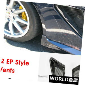 US�t�[�h�x���g�g���� Porsche 06-12 Caymans 987�{�N�X�^�[S EP�X�^�C���J�[�{���^�C�v2�T�C�h�x���g�g���� For Porsche 06-12 Caymans 987 Boxster S EP Style Carbon Type 2 Side Vents Trim