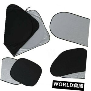USToCU[ 6{܂肽݋⃁bLˎԂ̑TVF[hoCU[V[hJo[W5N1 6Pcs Folding Silvering Reflective Car Window Sun Shade Visor Shield Cover W5N1