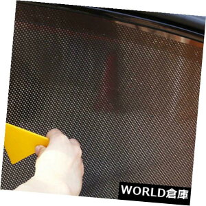 USToCU[ 2 *^Ԃ̃TChEBhElbgTVF[hbVtBXebJ[UVveN^[VXA 2* Large Car Side Window Net Sun Shade Shied Mesh Film Sticker UV Protector VXA