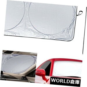 USToCU[ Ԃ̃tgEBhE̓悯̃oCU[̐܂镗hKX̃ubNJo[̕ی쑕u Auto Car Front Window Sun Shade Visor Folding Windshield Block Cover Protector