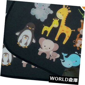 USToCU[ 2{̎Ԃ̓悯EBhĚ㕔hKXĂ~߃ubNtbV悯 2pcs Car Sunshade Window Rear Windshield Sunscreen Block Flash Cartoon Sun Shade
