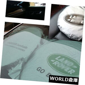 USToCU[ h[o[̂߂̑O㕔Ԃ̑̐܂ݎ̓j̏̏̃oCU[̎OubN Front Rear Car Window Foldable Sun Shade Shield Visor UV Block For Land Rover