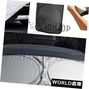 USToCU[ ܂ݎW{^TVF[hSUVtgEBhEJ[oCU[tgKXubNJo[ Foldable Jumbo Large Sun Shade SUV Front Window Car Visor Windshield Block Cover