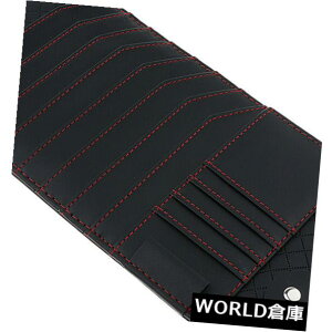 USToCU[ PUU[ubNCDtH_[ToCU[DVDfBXNobOJ[ANZT[ PU Leather Black CD Folder Sun Visor DVD Disk Bag Car Accessories