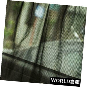 USToCU[ ̒\VIPԂ̃EBhEbVC^[bNJ[eUVTVF[hoCU[X 2 Black Adjustable VIP Car Window Mesh Interlock Curtain UV Sunshade Visor X2