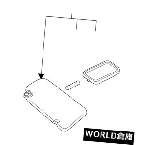 USToCU[ YToCU[96400-CC22D Genuine Nissan Sun-Visor 96400-CC22D
