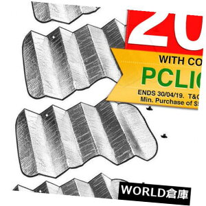USToCU[ Foldable 4PKԂ̃tgKX̓悯̔ˉA/M̕hKX 4PK Car Windscreen Sun Visor Reflective Shade/Heat Interior Windshield Foldable