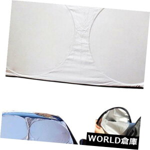 USToCU[ Ԃ̑O㕔̐܂ݎ̃oCU[̓悯̕hKXJo[ubNKQ Auto Car Front Rear Window Foldable Visor Sun Shade Windshield Cover Block KQ