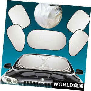 USToCU[ 6̎Ԃ̑̓悯̃oCU[ubJ[tB̑Oʕی̃tgKXJo[ 6 Pcs Car Window Sun Shade Visor Blocker Film Front Protect Windshield Cover
