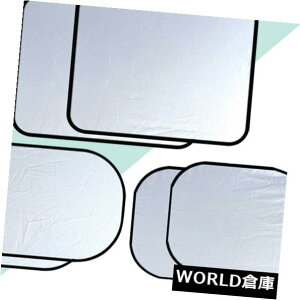 USToCU[ ԂSUV̂߂6{̎Ԃ̃oCU[ubNhTA`UVjo[ToCU[GNXe_ 6pcs Car Visor Block Windproof Sun Anti-UV Universal Visor Extender for Car SUV